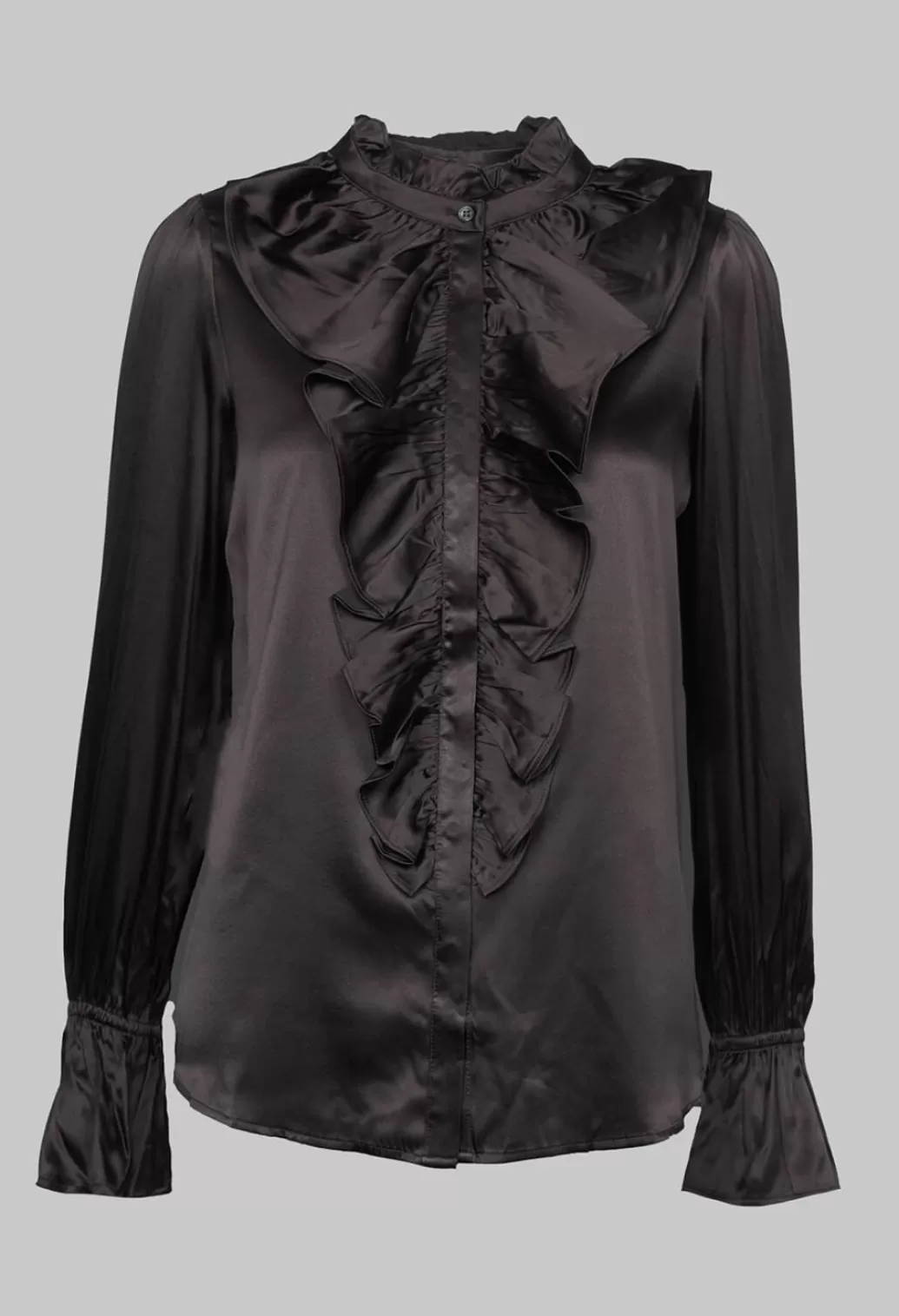 Shirts & Blouses^Dea Kudibal Ingeborg Shirt With Ruffles In Chocolate