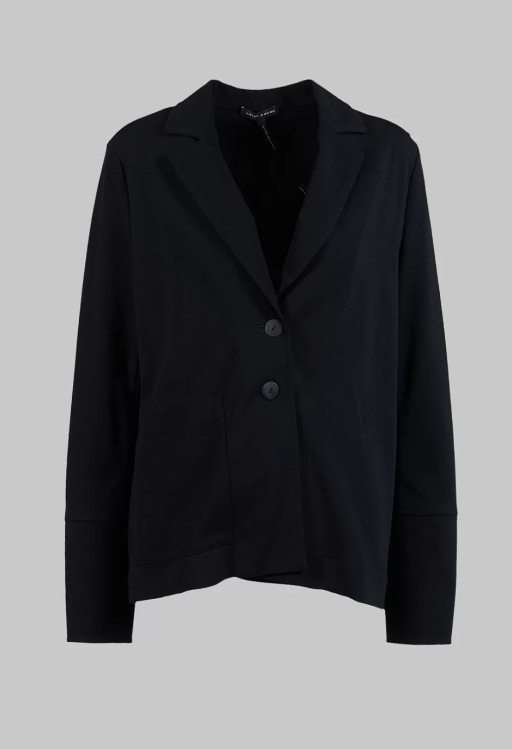 Jackets^Sarah Pacini Jersey Blazer With Front Pocket In Black