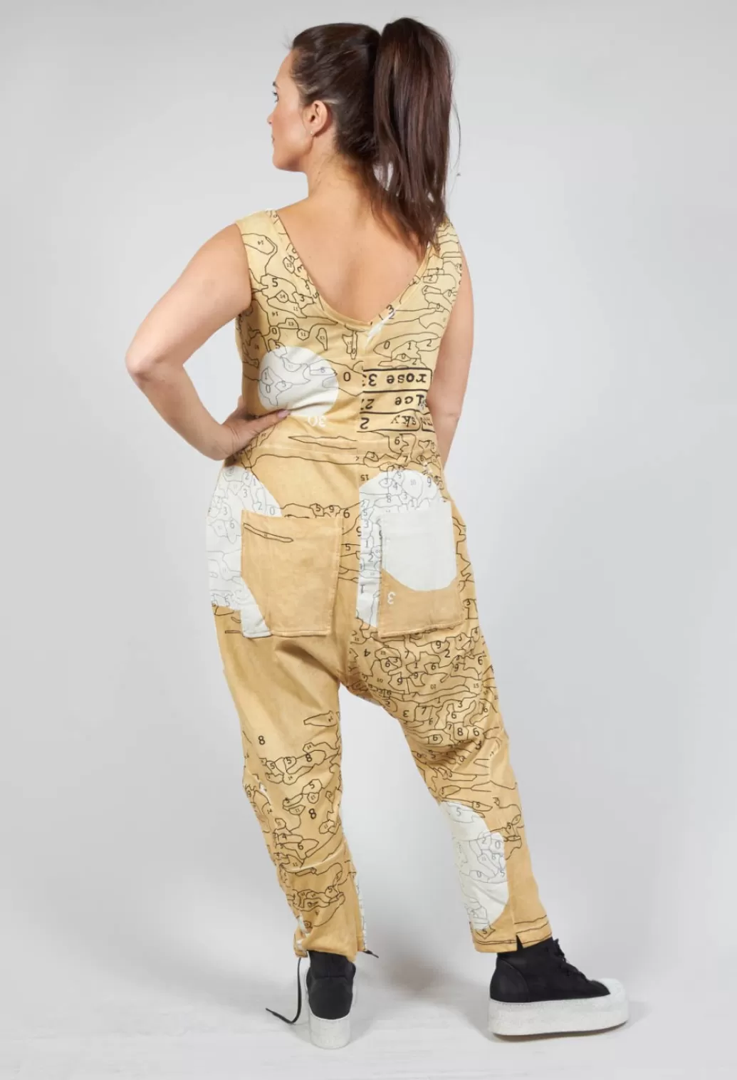 Jumpsuits^Rundholz Black Label Jersey Drop Crotch Jumpsuit In Corn Print