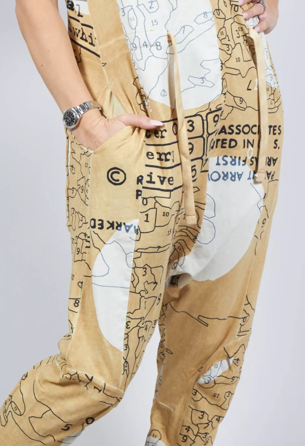 Jumpsuits^Rundholz Black Label Jersey Drop Crotch Jumpsuit In Corn Print