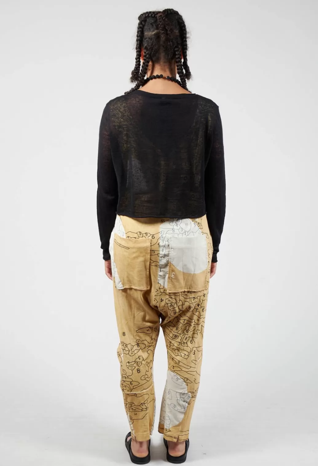 Jumpsuits^Rundholz Black Label Jersey Drop Crotch Jumpsuit In Corn Print