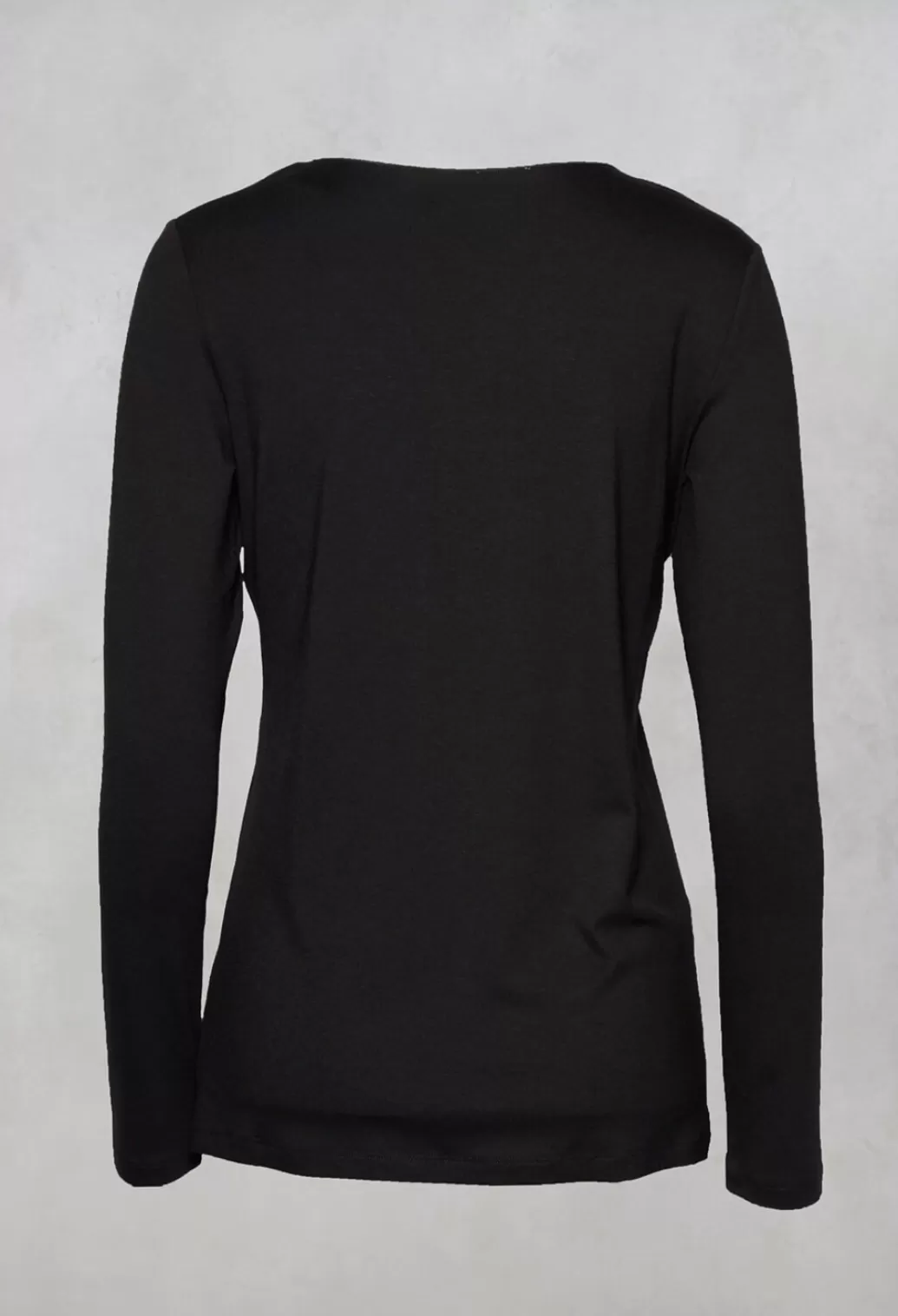 Shirts & Blouses^Nijii Jersey Top With Long Sleeves In Black