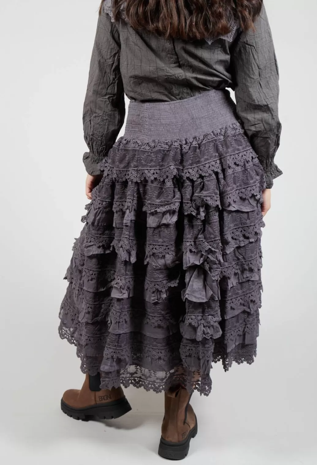 Skirts^Ewa I Walla Jinelle Skirt In Dim Grey