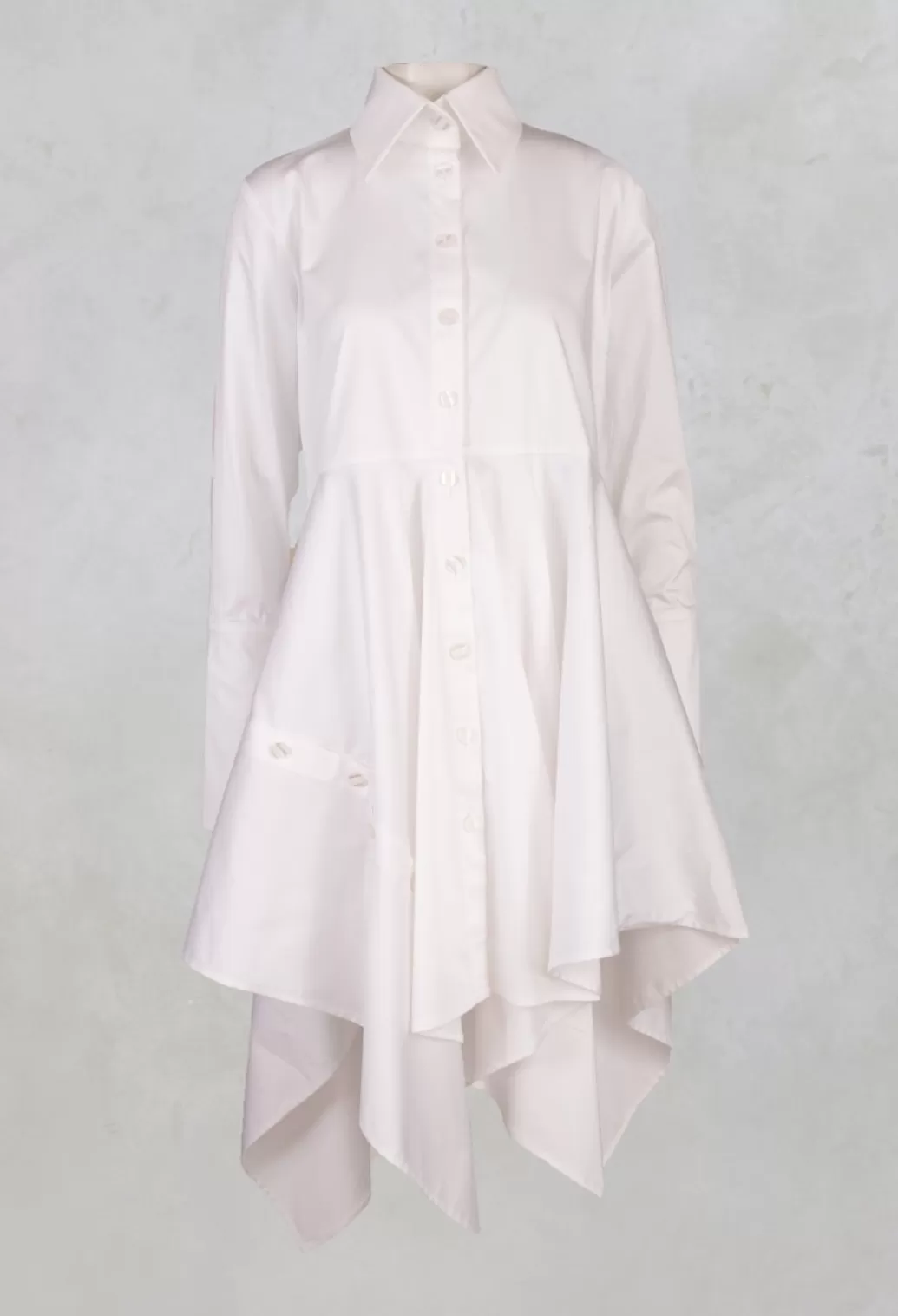 Dresses^BALOSSA Joanna Long Shirt Dress In White