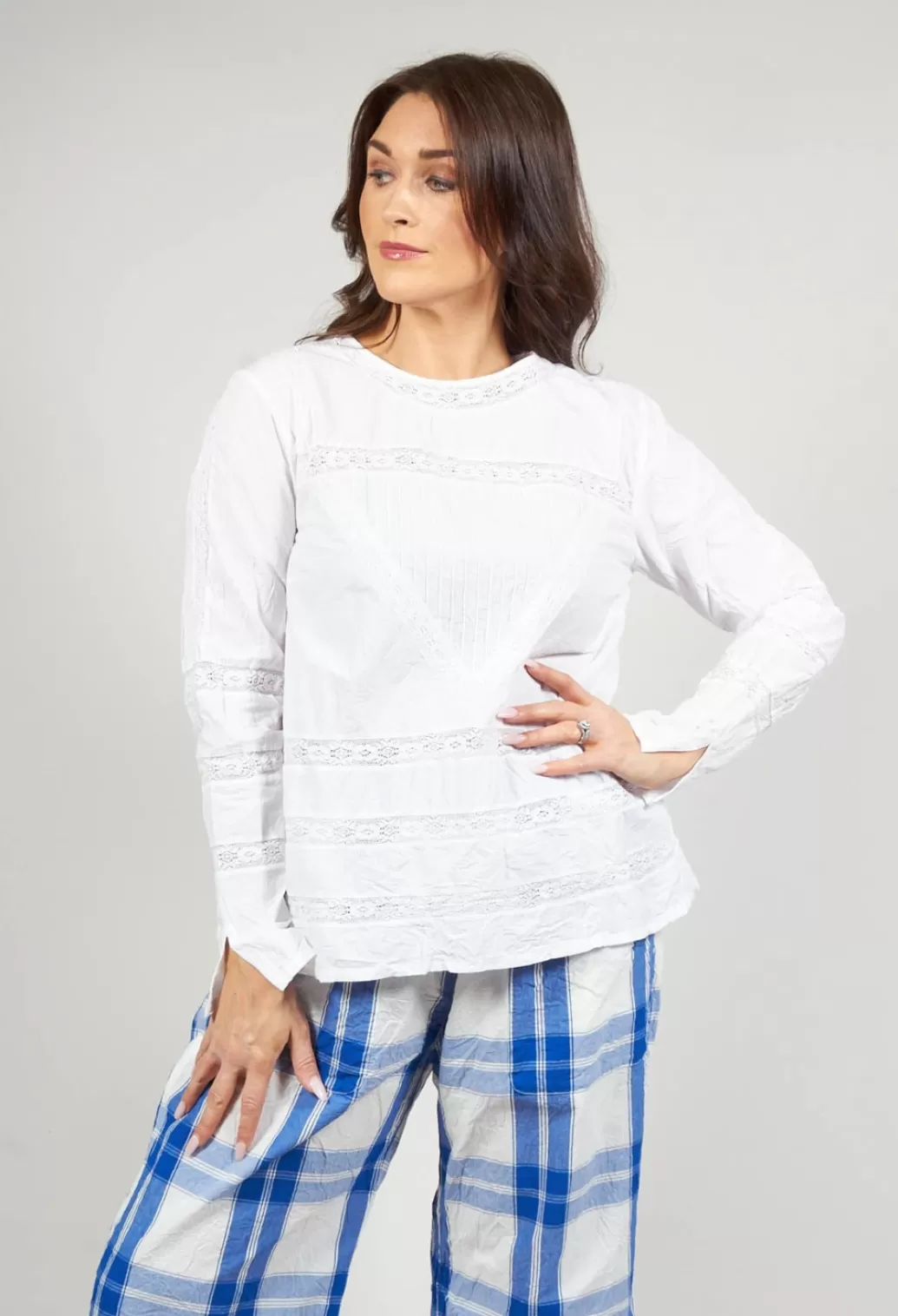 Shirts & Blouses^Ewa I Walla Judit Blouse In White