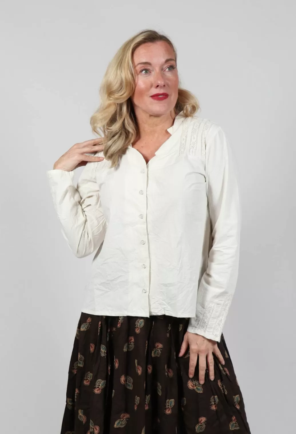 Shirts & Blouses^Ewa I Walla Julie Blouse In Cream