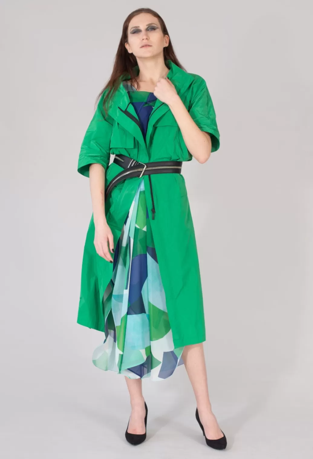 Coats^Xenia Design Kama Trench In Bright Green