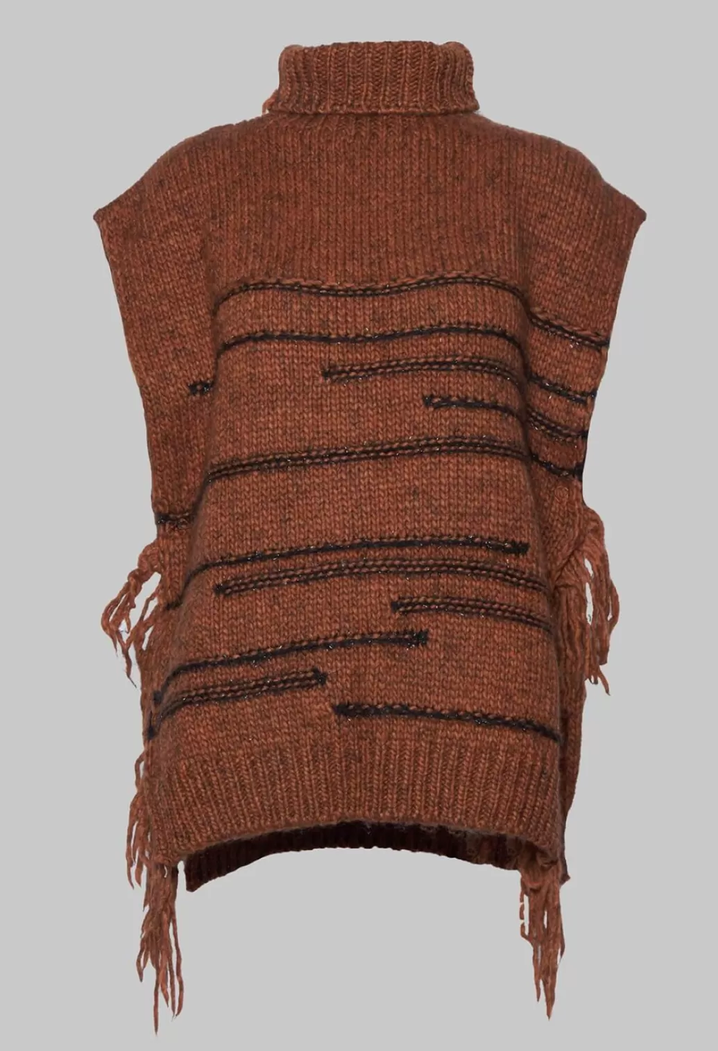 Coats^Maliparmi Knitted Cape In Ruggine Rust