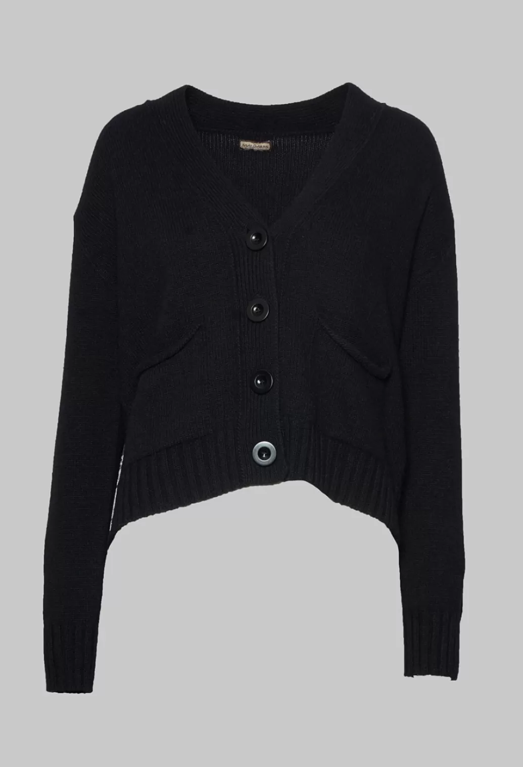 Cardigans^Maliparmi Knitted Cardigan In Nero Black