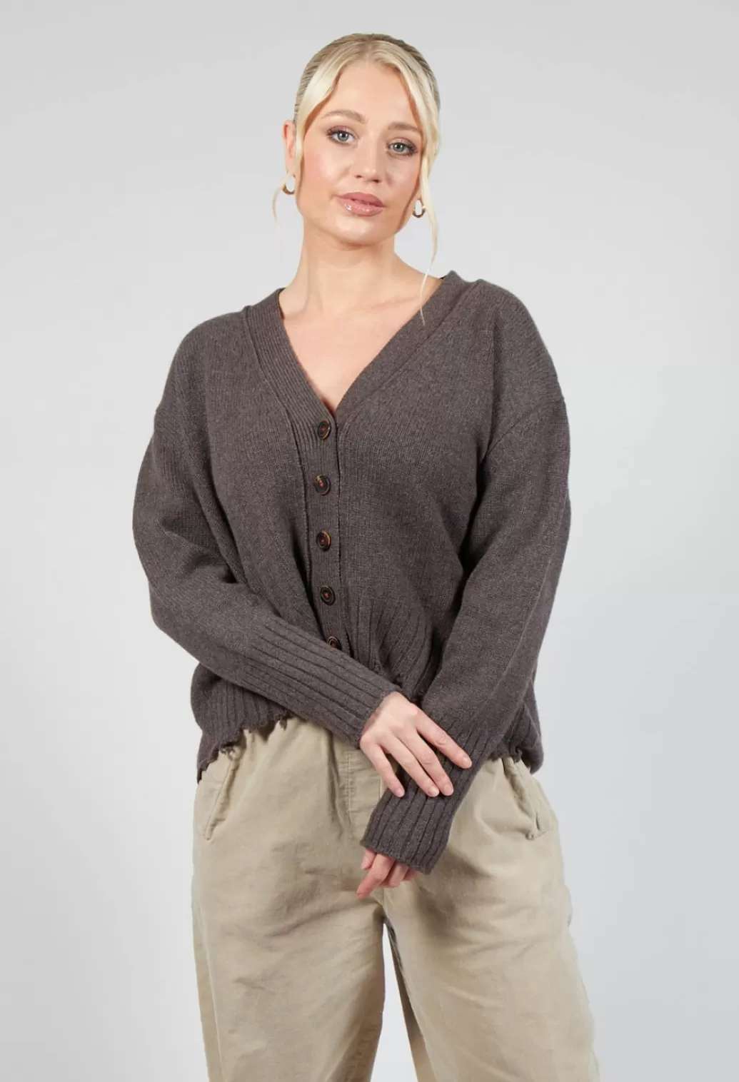 Cardigans^Hannoh Wessel Kyra Cardigan In Brown