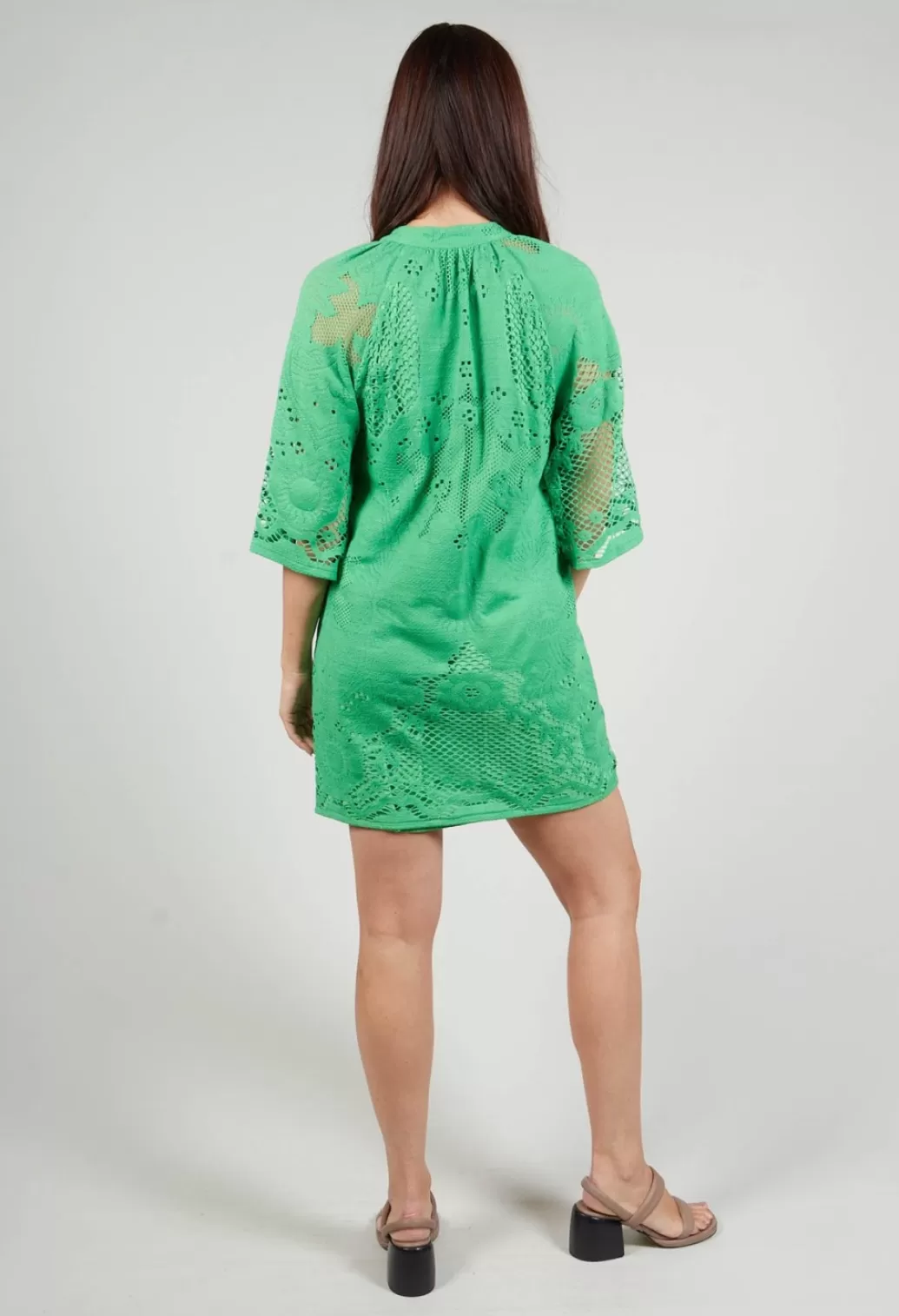 Dresses^Beatrice B Lace Tunic Dress In Flash Green