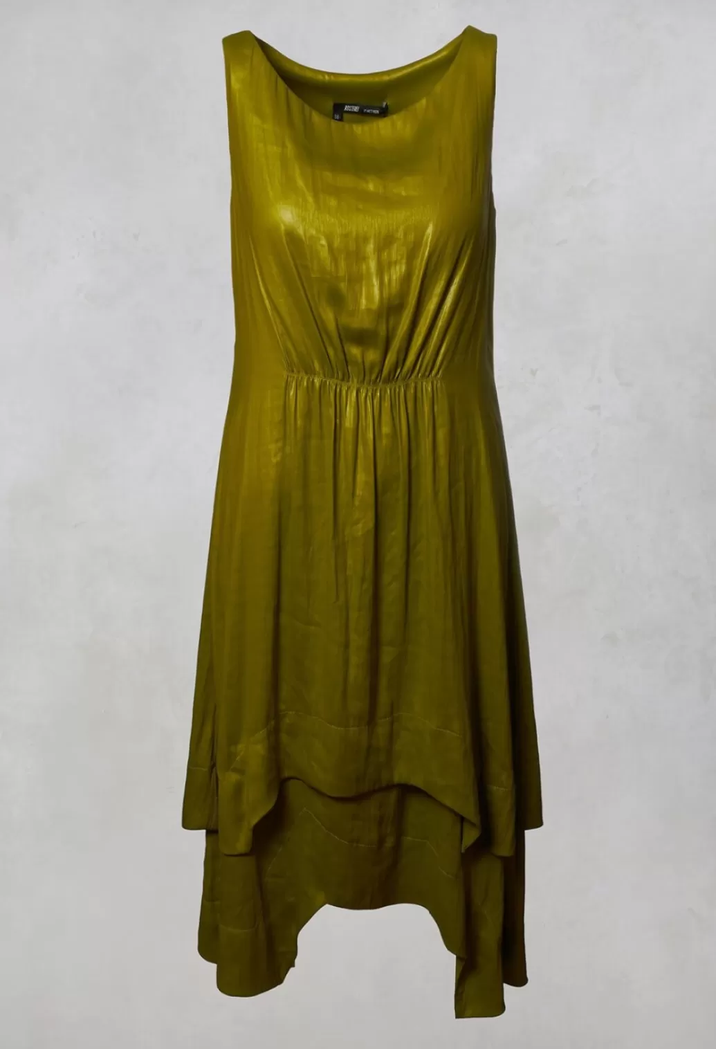 Dresses^Anett Rostel Layered Dress In Green