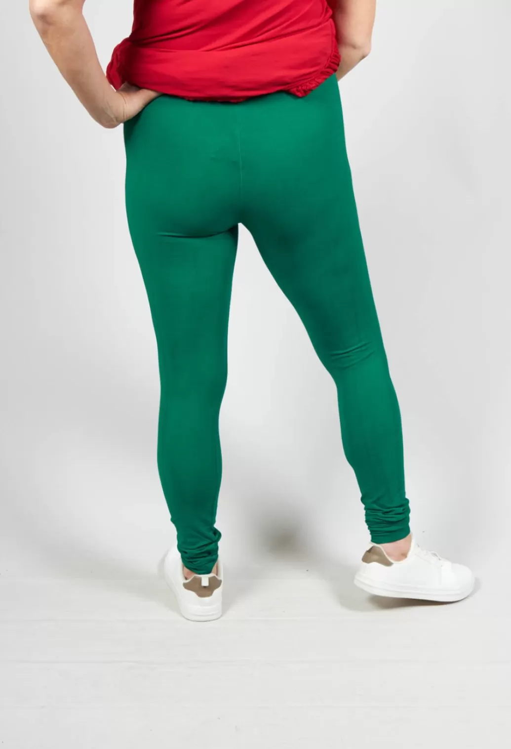 Leggings^Rundholz Dip Leggings With Elasticated Waist In Green