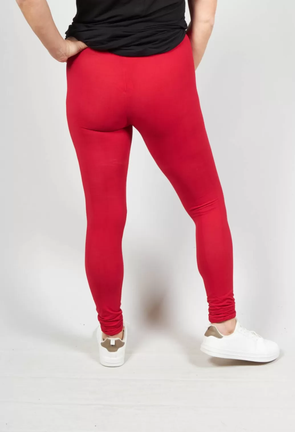 Leggings^Rundholz Dip Leggings With Elasticated Waist In Red