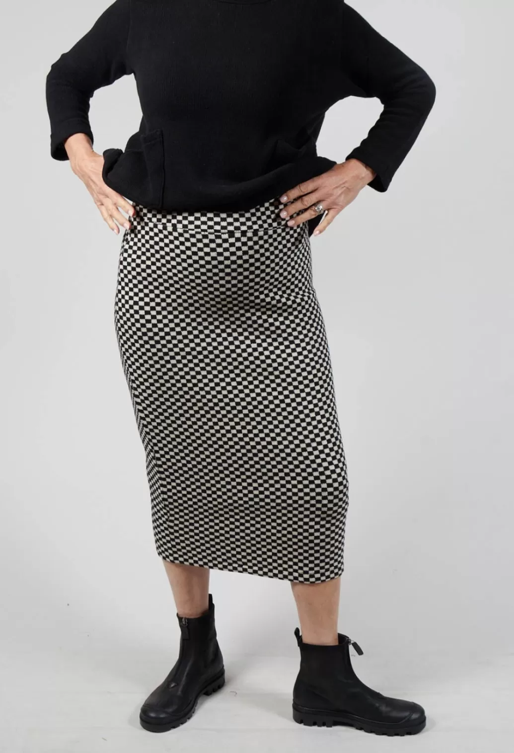 Skirts^Mama B Lilla J Skirt In Nero Small Check