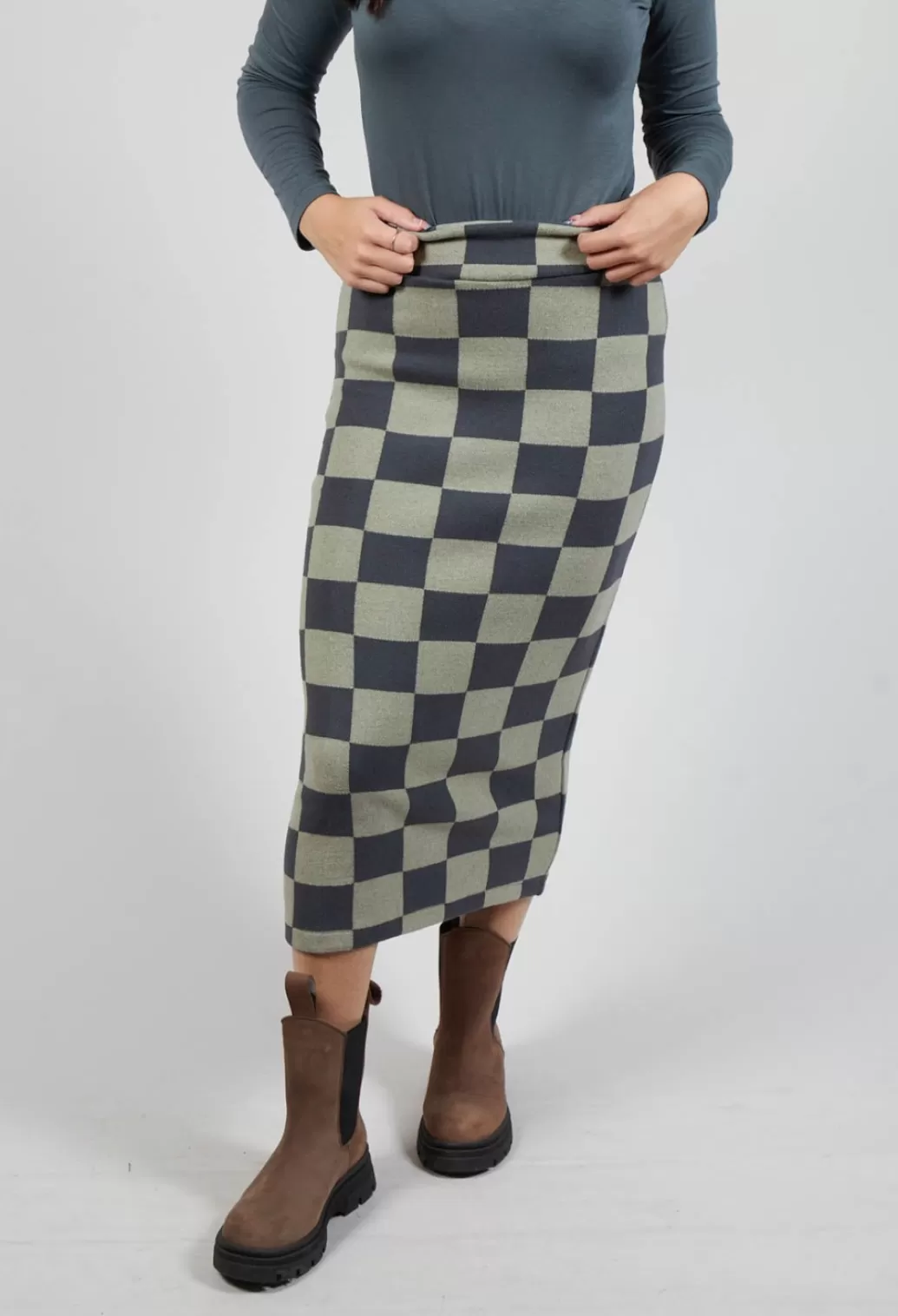 Skirts^Mama B Lillia J Skirt In Linfa Large Check