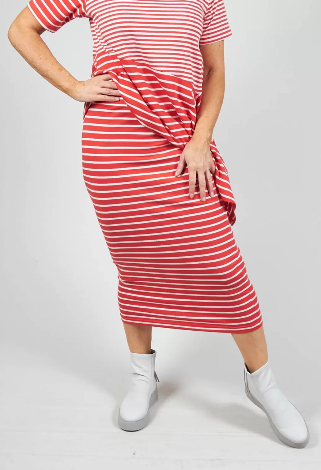 Skirts^Mama B Lillia R Skirt In Fuoco Stripe