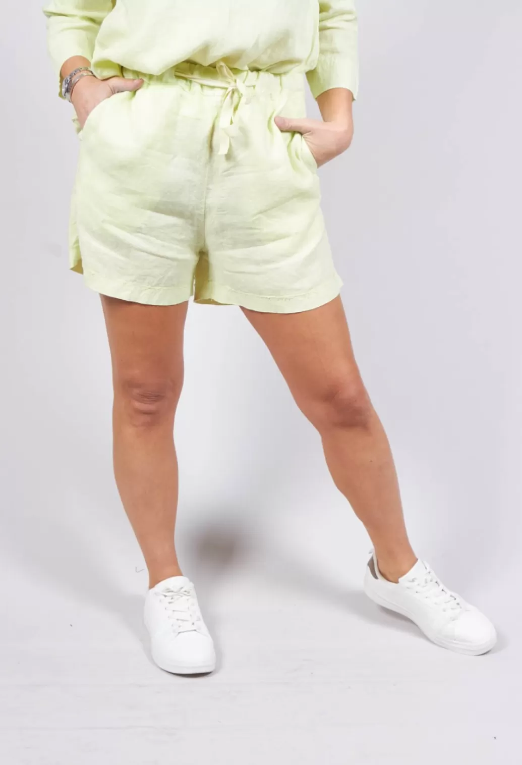 Shorts^Aequamente Linen Shorts In Melone