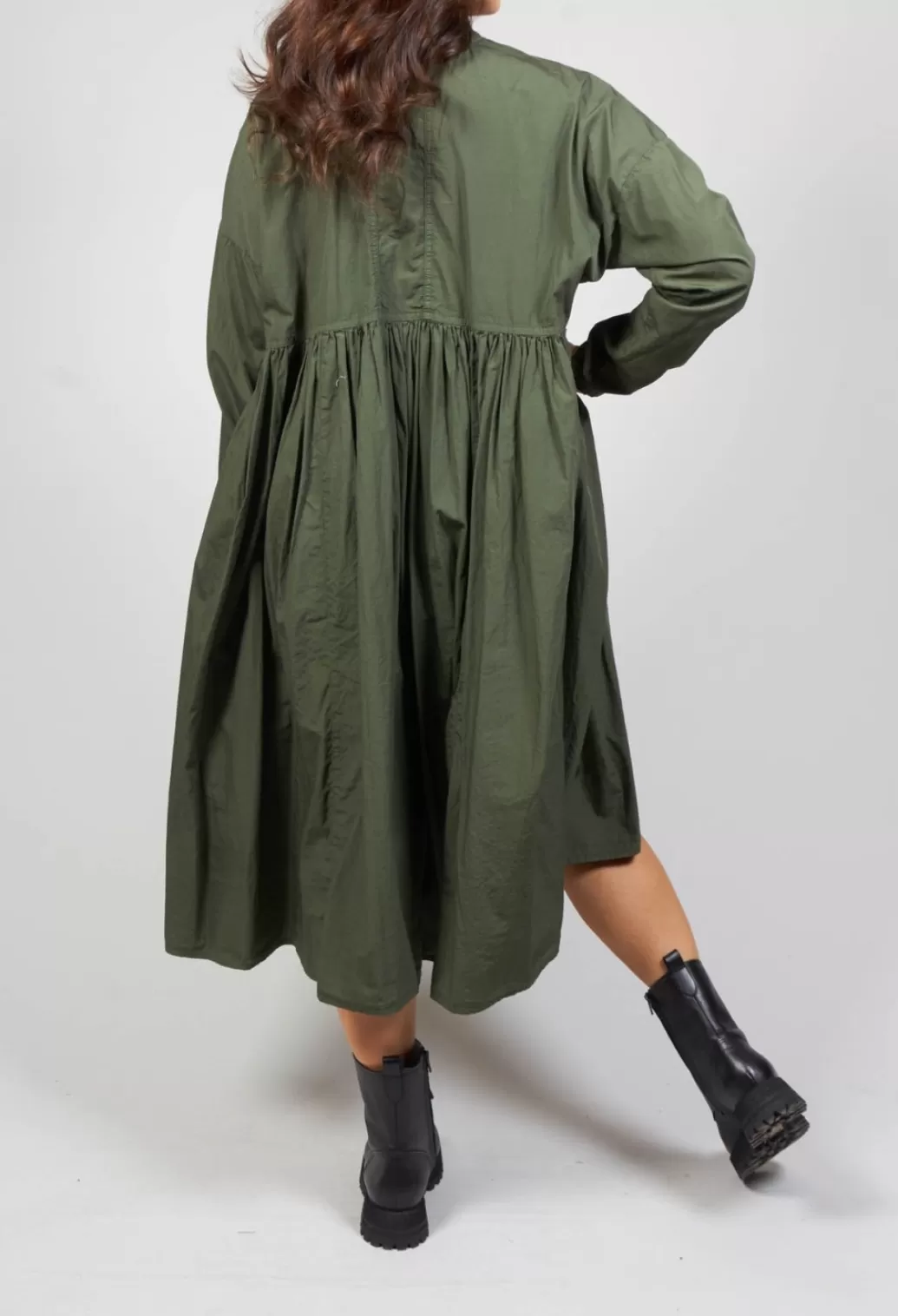 Dresses^Rundholz Black Label Long Cotton Shirt Dress In Teal