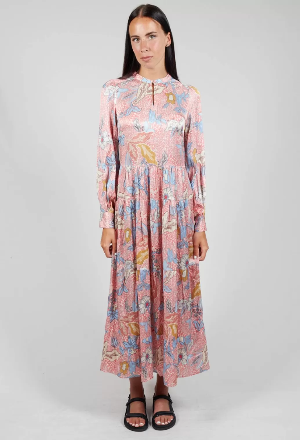 Dresses^Dea Kudibal Long Dress With Puffed Sleeves In Native Taffy