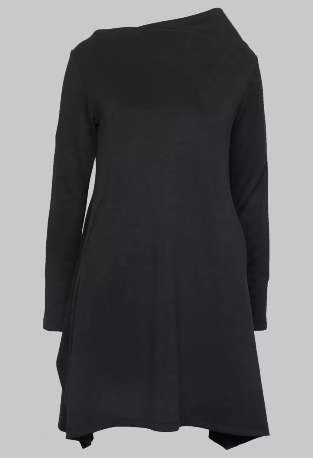 Dresses^Xenia Design Long Sleeve Dress With Boat Neck In Black