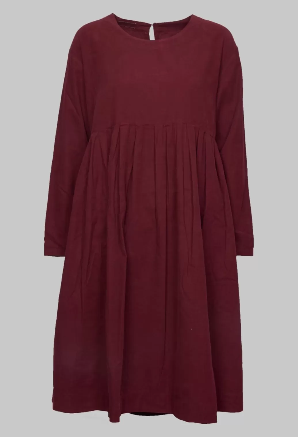 Dresses^Mes Soeurs & Moi Long Sleeve Dress With Pleated Waist In Prune