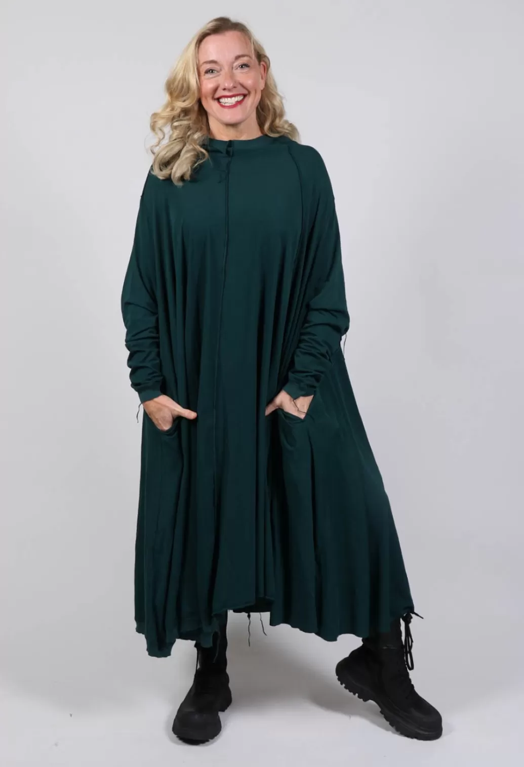 Dresses^Rundholz Black Label Long Sleeve Jersey Dress In Forest