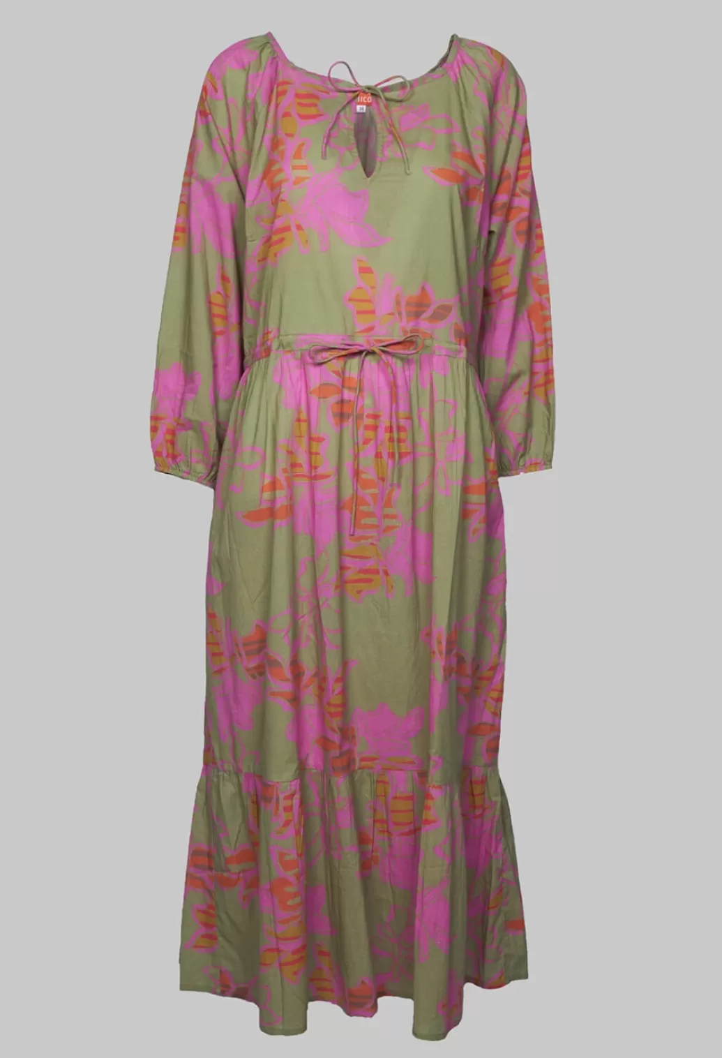 Dresses^Rubicon Long Sleeve Mamasita Dress With Pink Floral Print