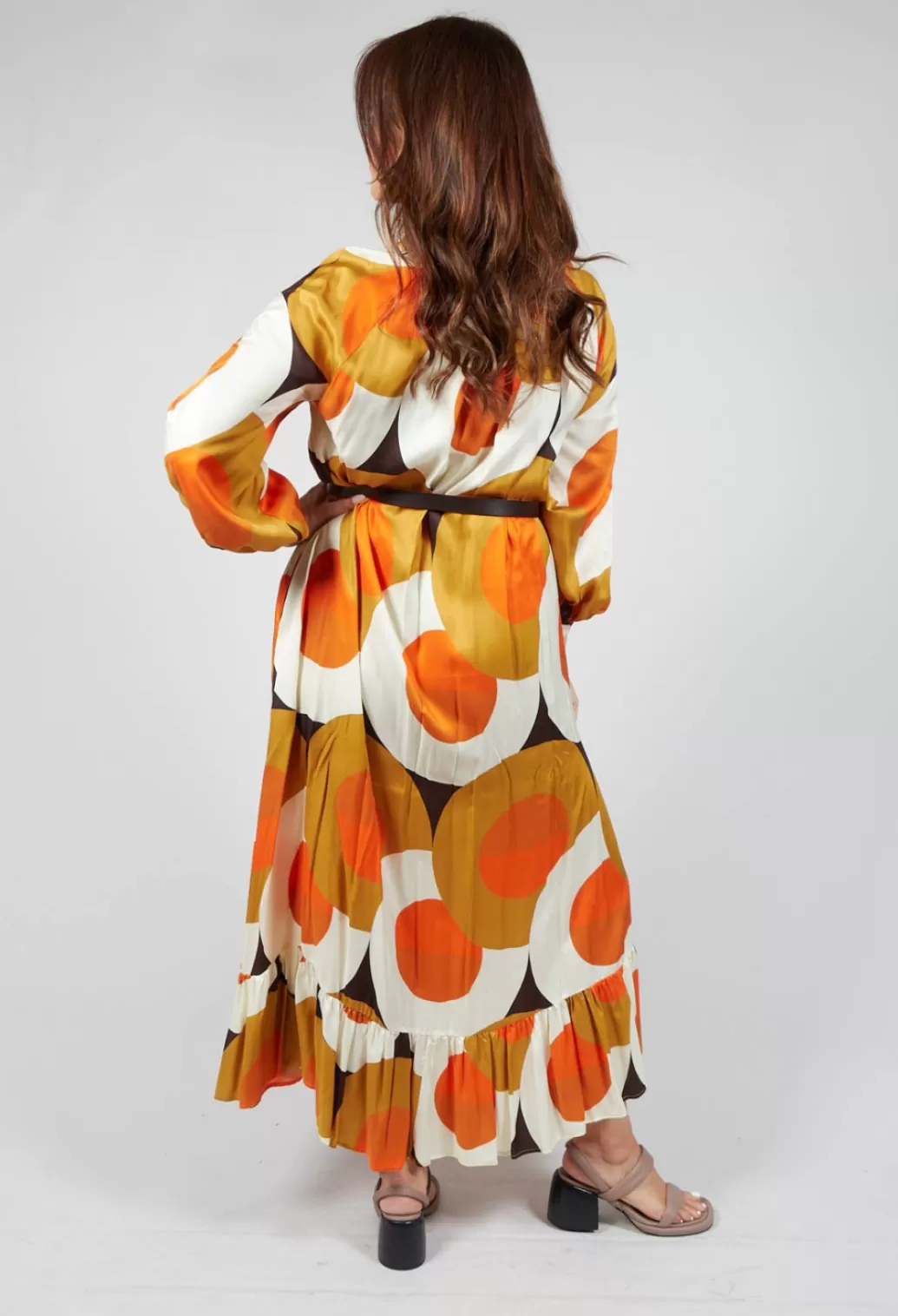 Dresses^Beatrice B Long Sleeve Maxi Dress In Circle Print