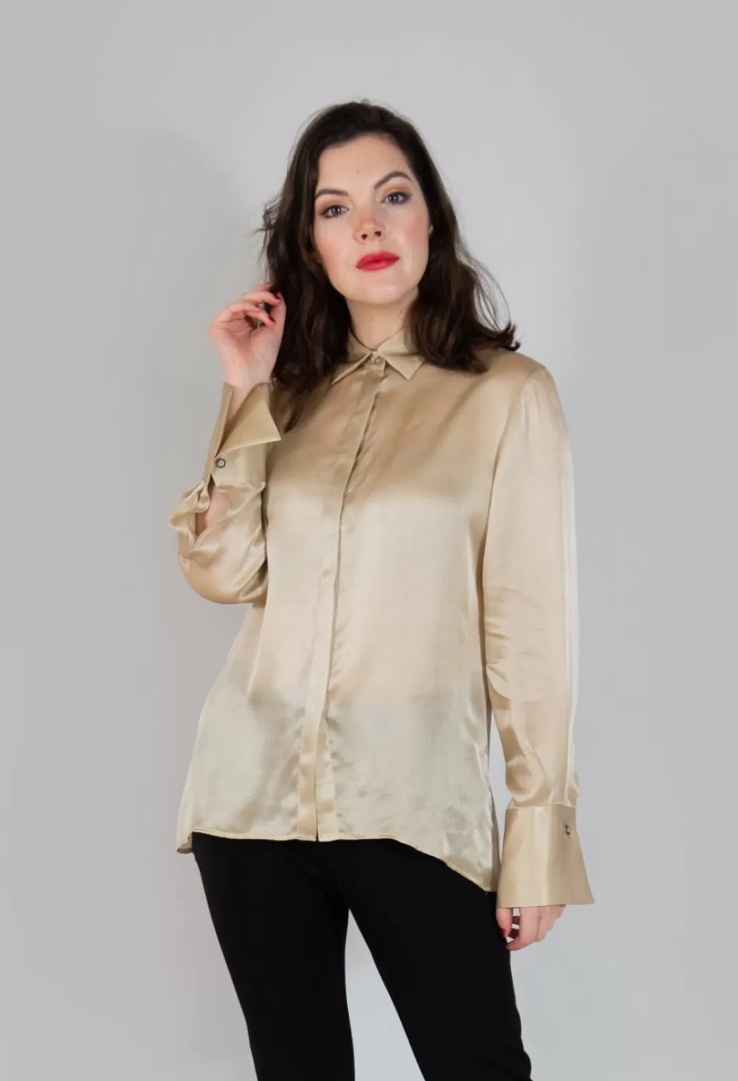 Shirts & Blouses^T.ba Long Sleeve Shirt In Champagne