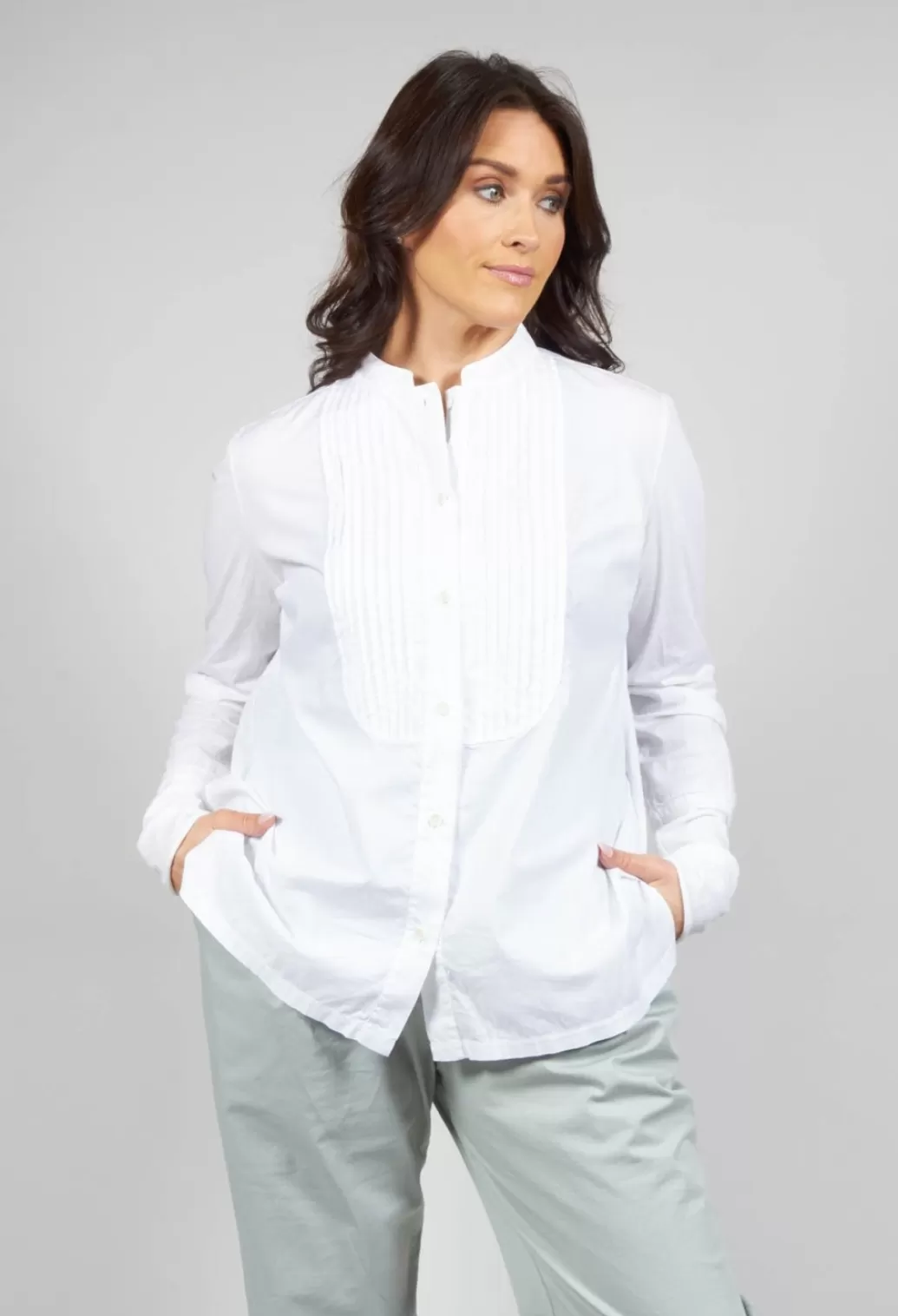 Shirts & Blouses^Aequamente Long Sleeve Shirt In White