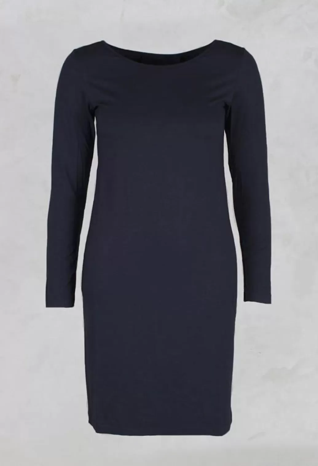 Dresses^Xenia Design Long Sleeved Jersey Dress In Blue