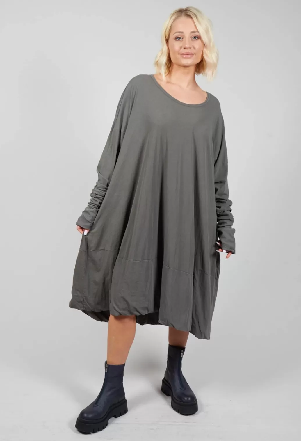 Dresses^Rundholz Dip Long Sleeved Loose Fit Dress In Douglas Print