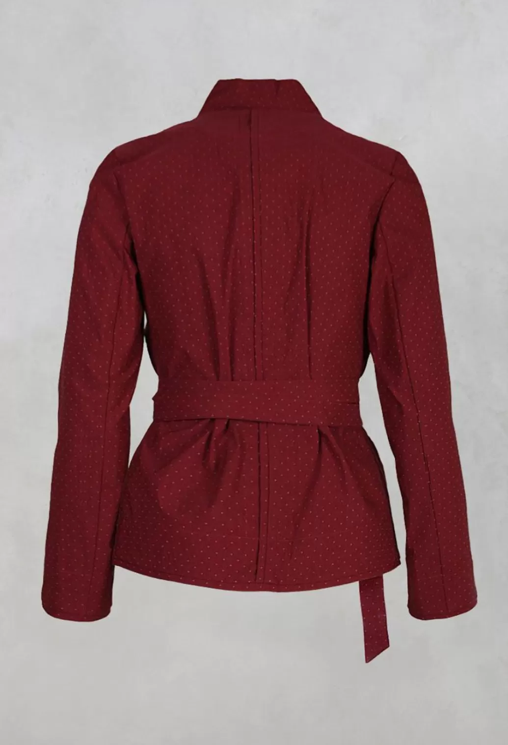 Jackets^Les Filles d'Ailleurs Long Sleeved Polka Dot Jacket In Red