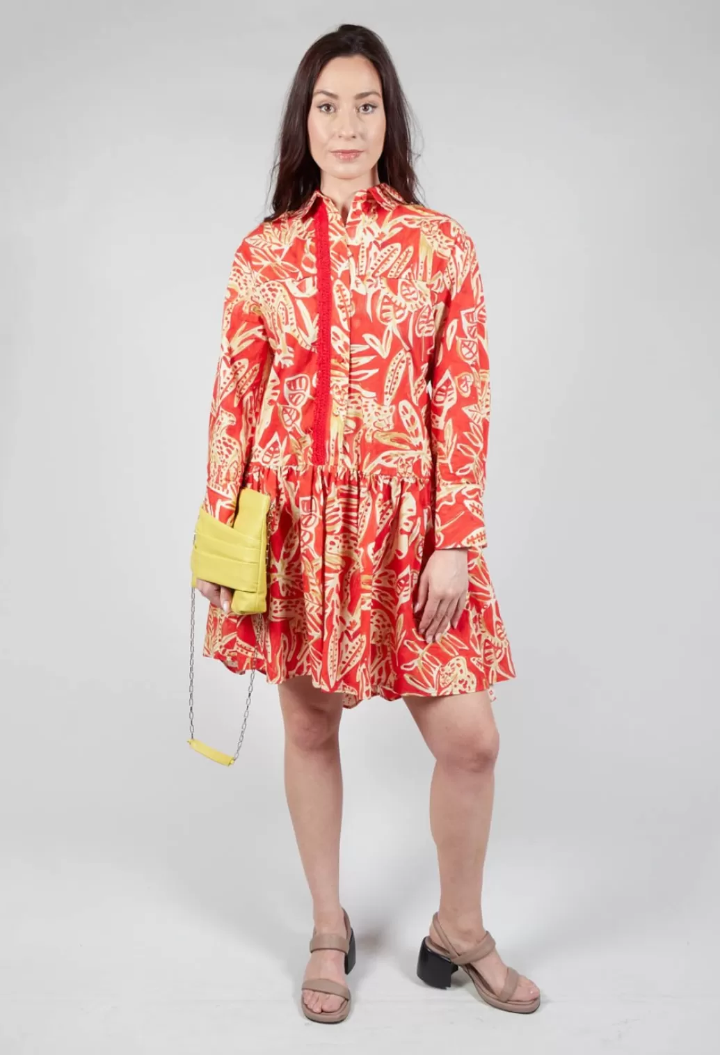 Dresses^Beatrice B Long Sleeved Shirt Dress In Leo Print