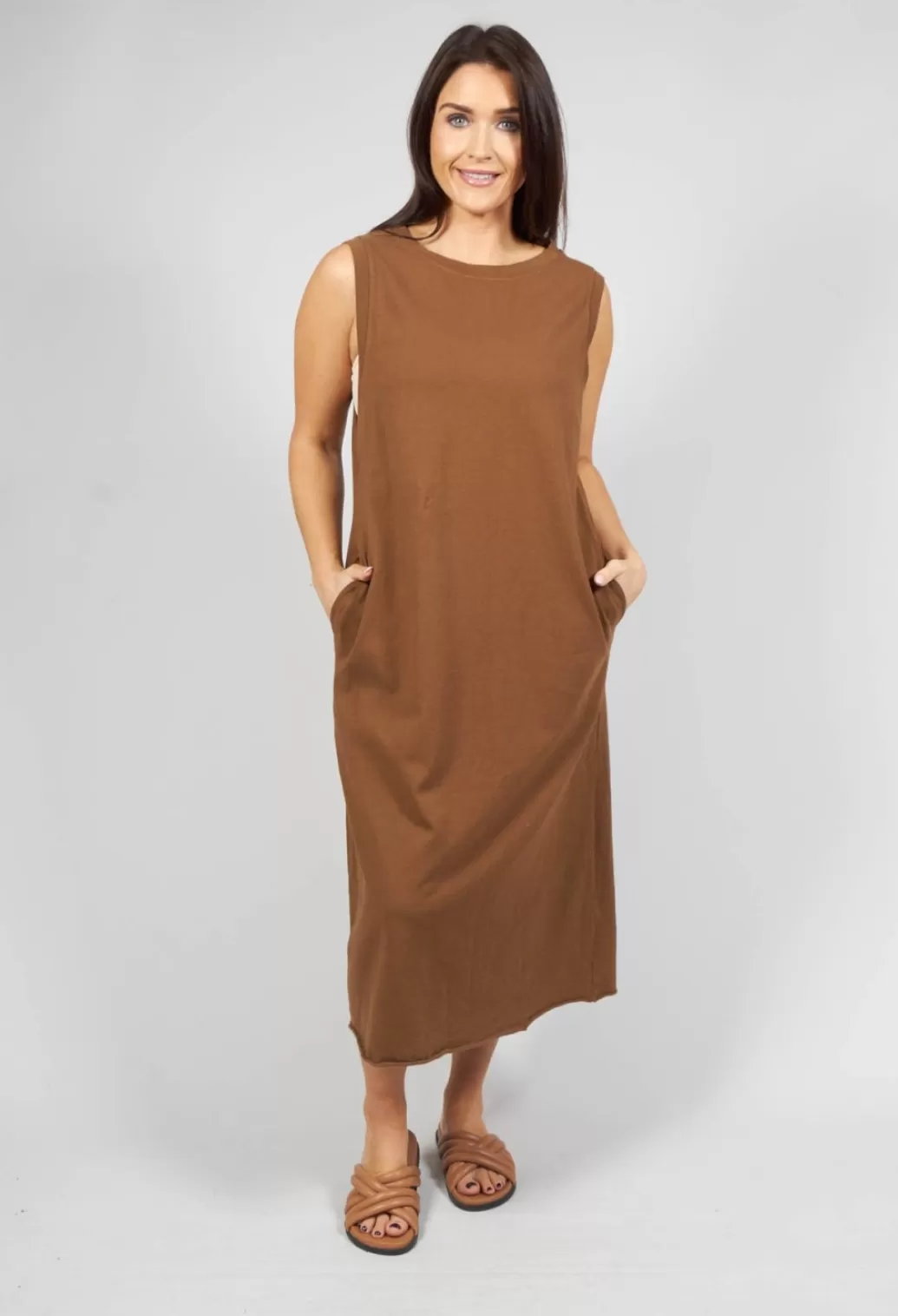 Dresses^Album Di Famiglia Long Tank Dress In Dune