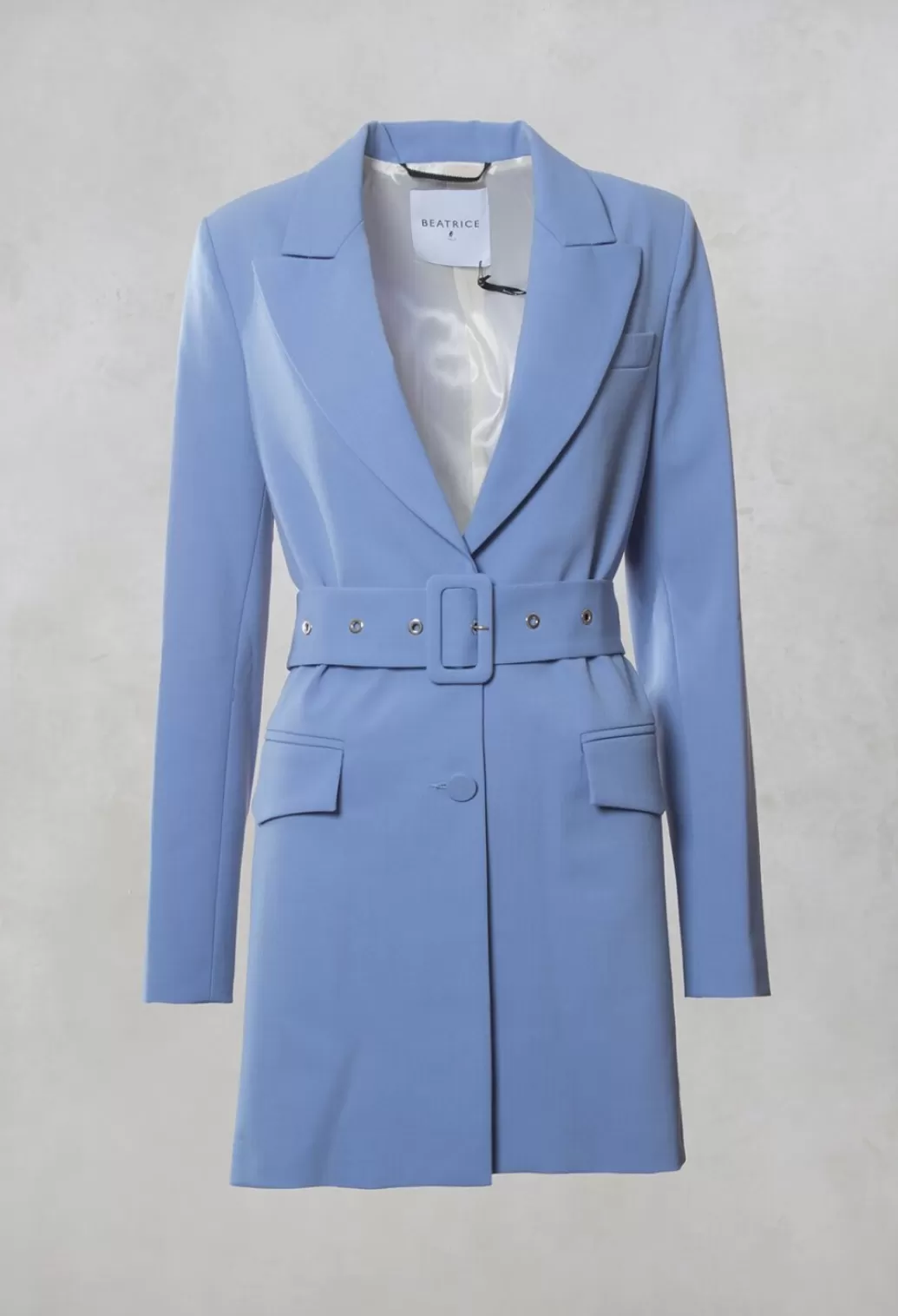 Jackets^Beatrice B Longline Blazer In Hokusai Blue