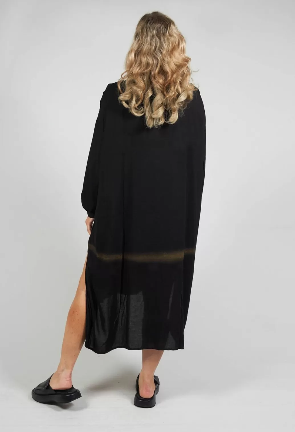 Shirts & Blouses^Isabel Benenato Longline Shirt Dress In Black