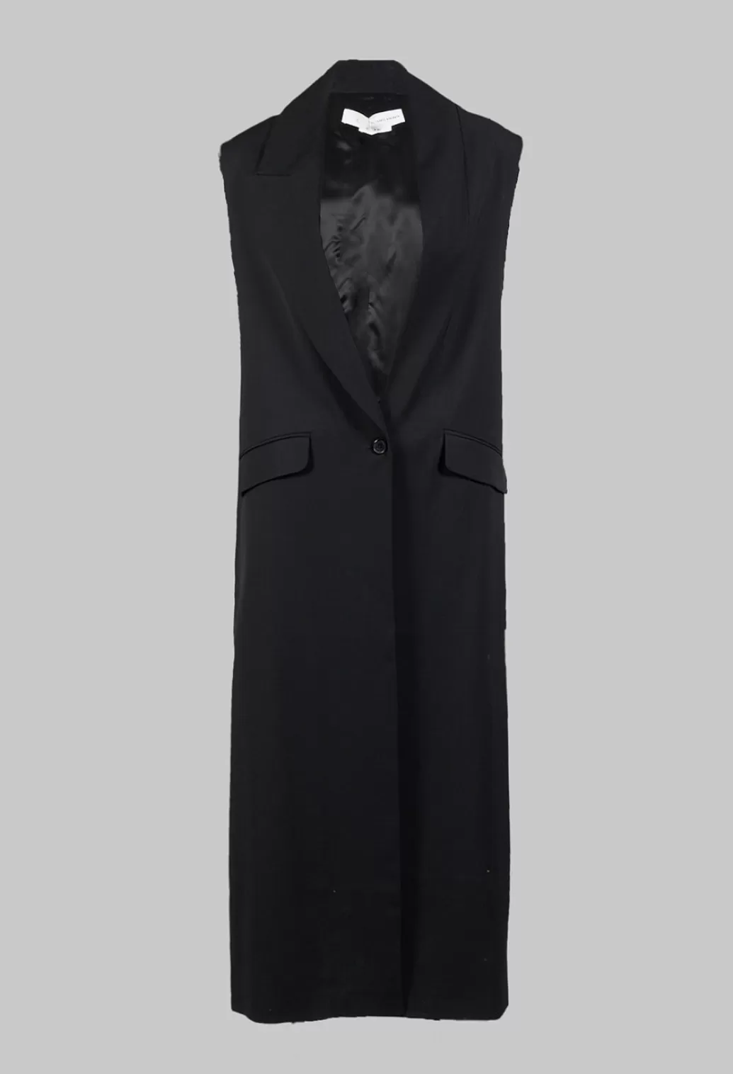 Jackets^Isabel Benenato Longline Waistcoat In Black