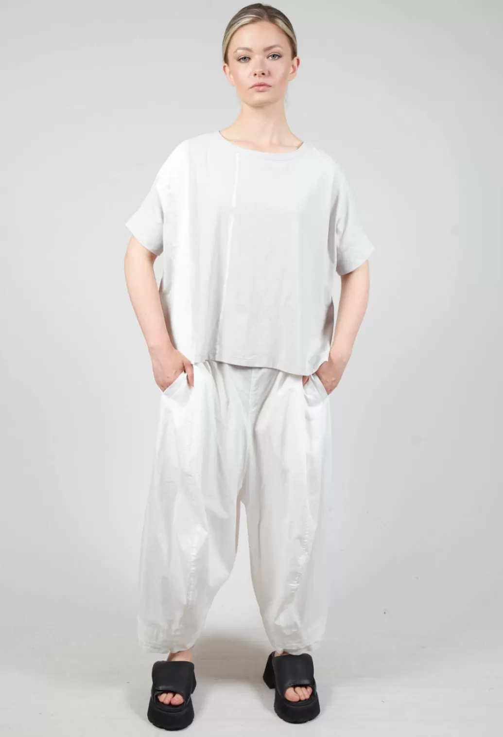 Jumpers^Moyuru Loose Fit Printed Short Sleeved T Shirt In White Print