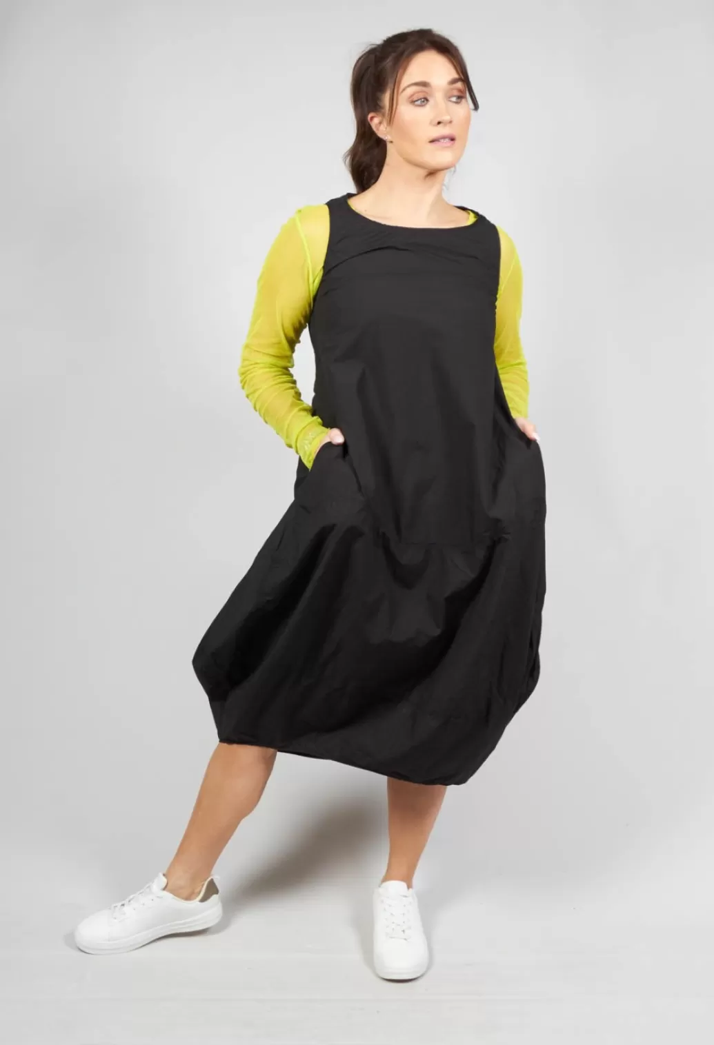 Dresses^Rundholz Dip Loose Fit Sleeveless Cotton Dress In Black