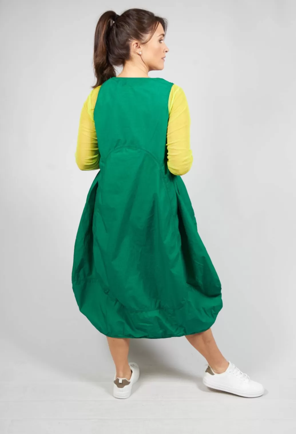 Dresses^Rundholz Dip Loose Fit Sleeveless Cotton Dress In Green