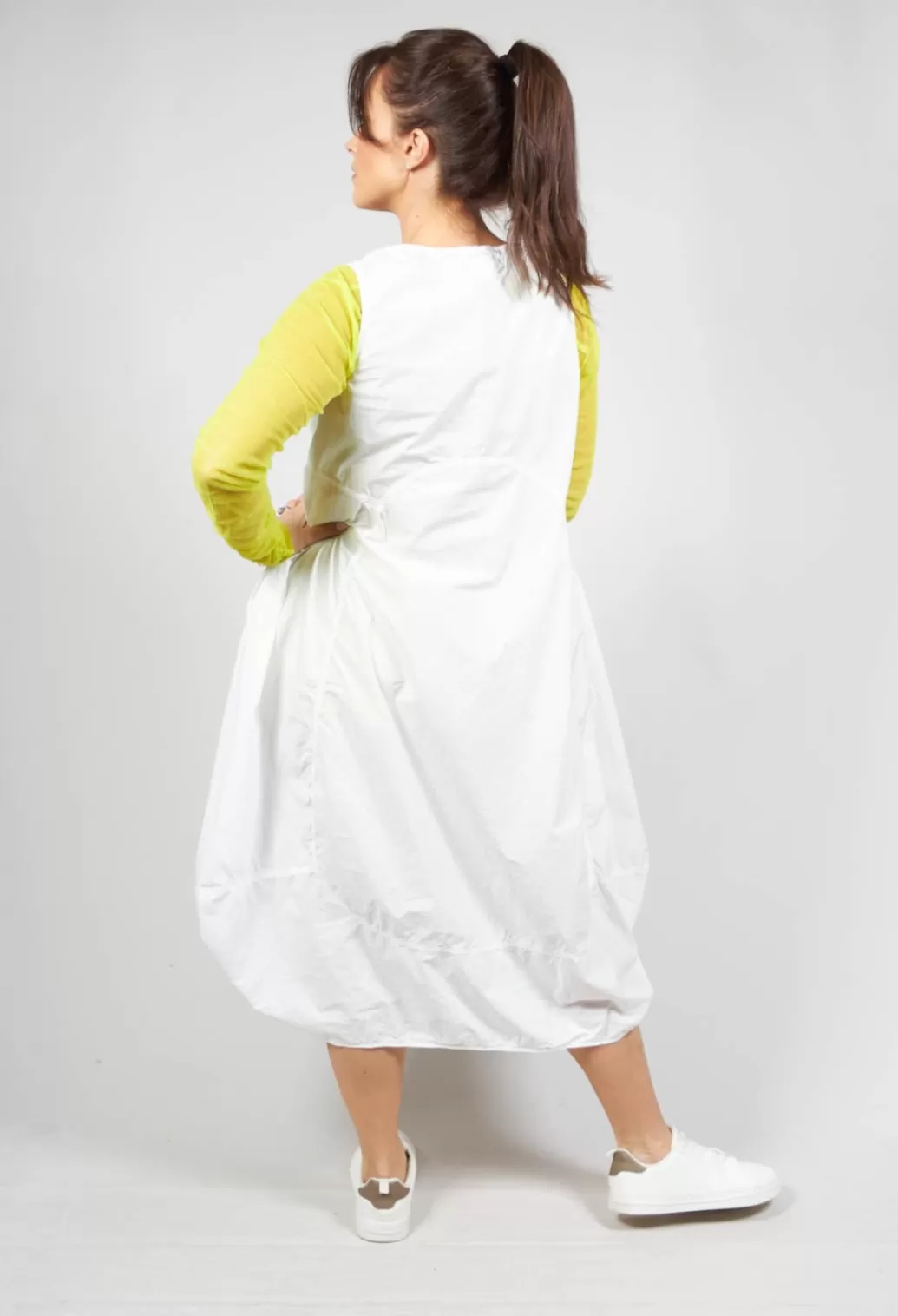 Dresses^Rundholz Dip Loose Fit Sleeveless Cotton Dress In Star White