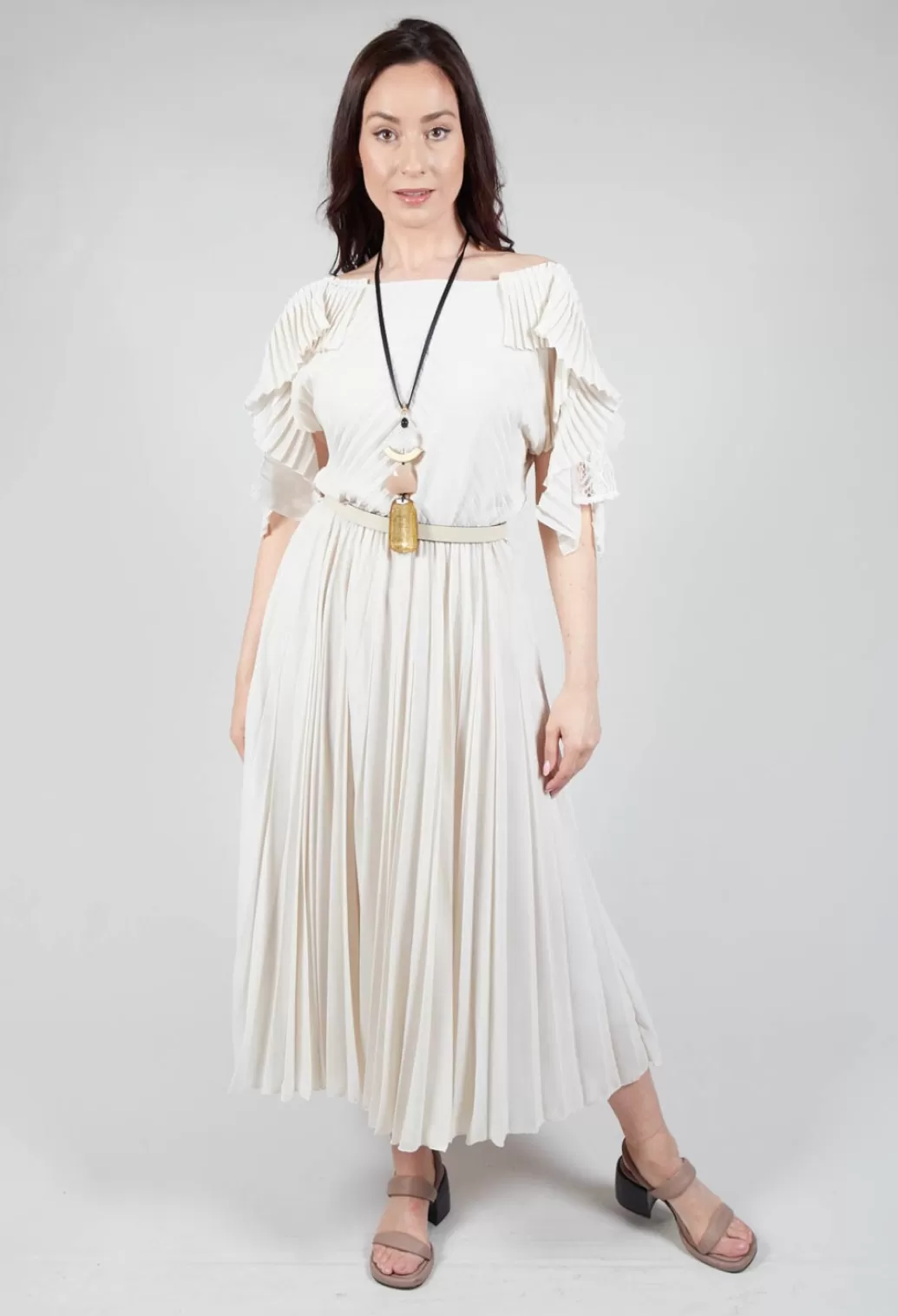 Dresses^Beatrice B Maxi Dress With Belt In Tofu