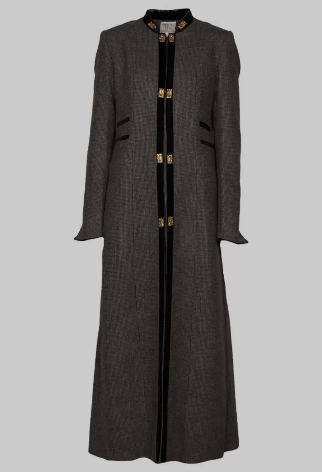 Coats^T.ba Medallion Coat In Tweed