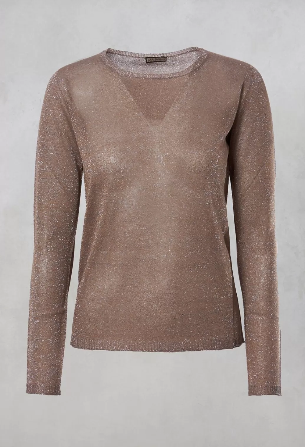 Knitwear^Maliparmi Metallic Fine Knit Jumper In Yuta