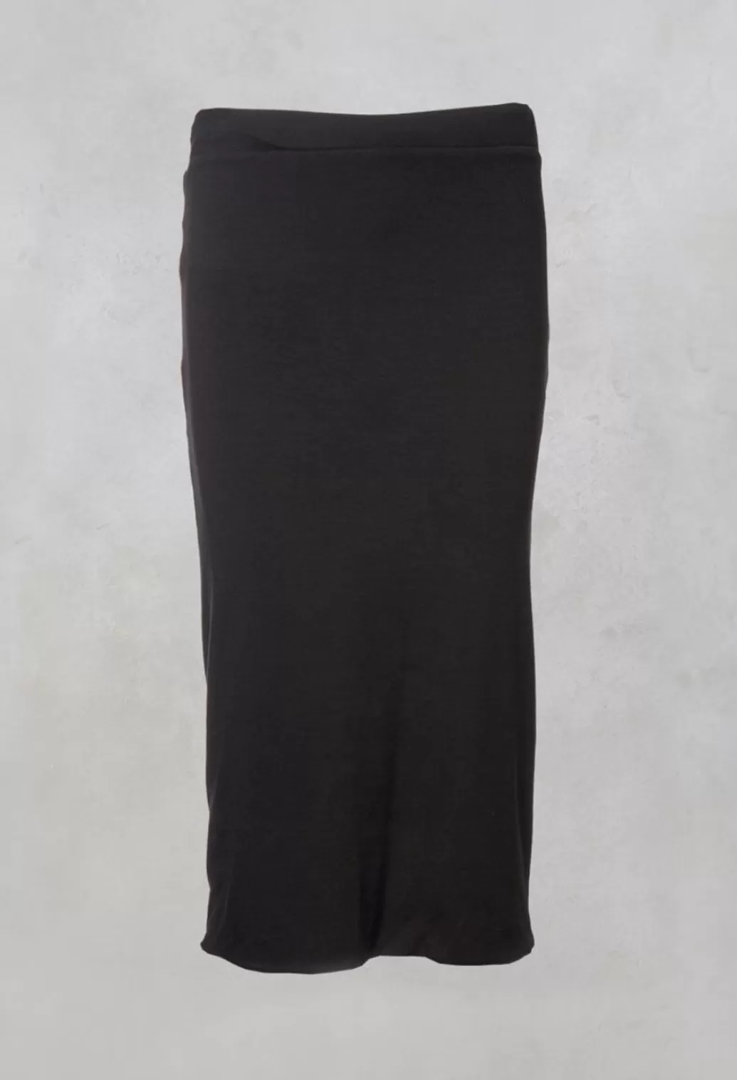 Skirts^Nuovo Borgo Mid Length Skirt With Elasticated Waistband In Black