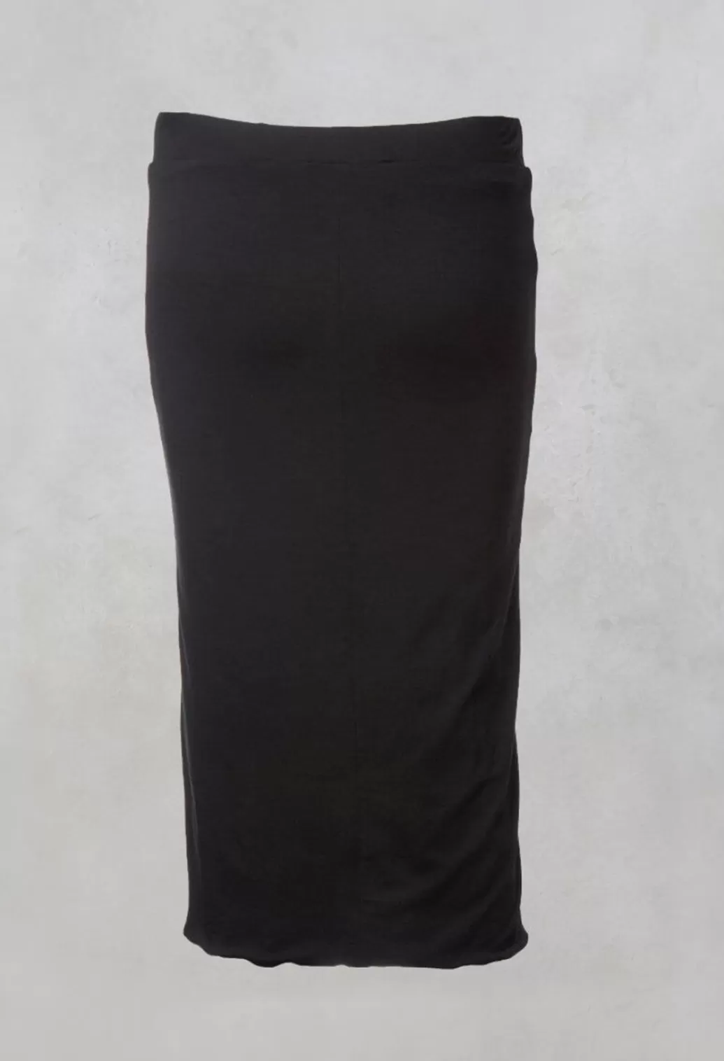 Skirts^Nuovo Borgo Mid Length Skirt With Elasticated Waistband In Black