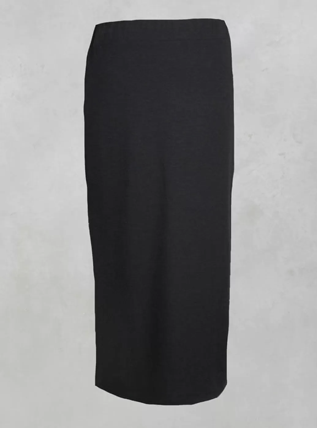 Skirts^Nuovo Borgo Mid Length Skirt With Elasticated Waistband In Charcoal