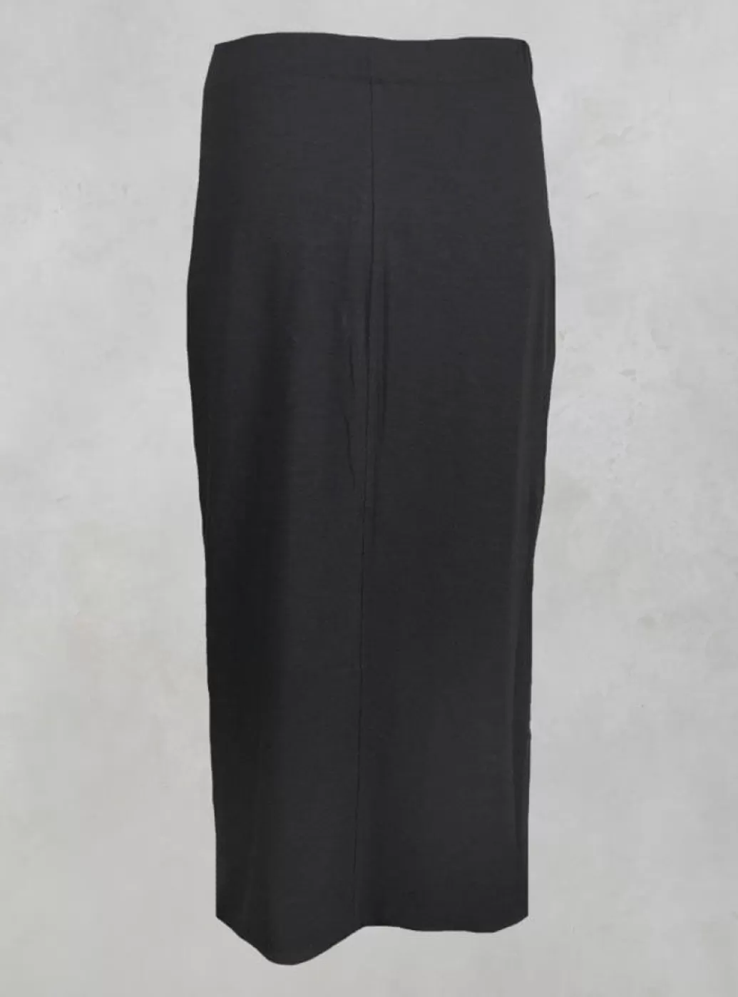 Skirts^Nuovo Borgo Mid Length Skirt With Elasticated Waistband In Charcoal